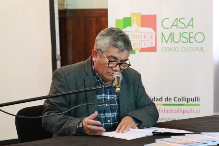 ESCRITOR  JOSE PAINEMILLA LANZO SU OBRA POETICA EN COLLIPULLI