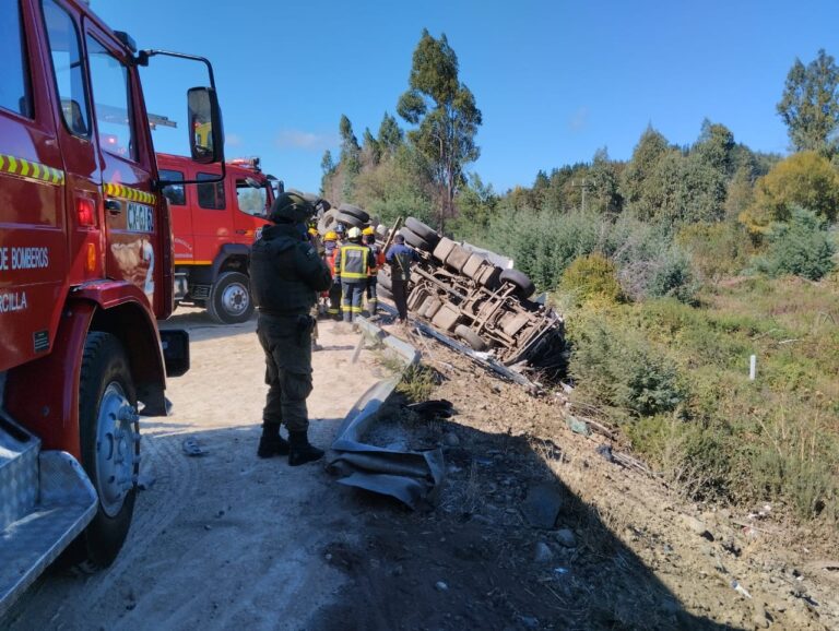 HERIDOS EN ACCIDENTE EN RUTA 5