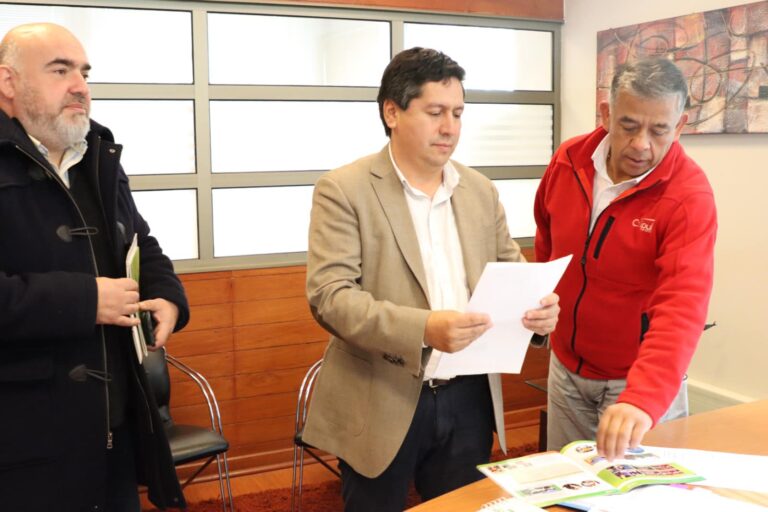 ALCALDE  EN  REUNIÓN CON  SEREMI DE SALUD Y DIRECTOR DEL SERVICIO DE SALUD ARAUCANIA NORTE