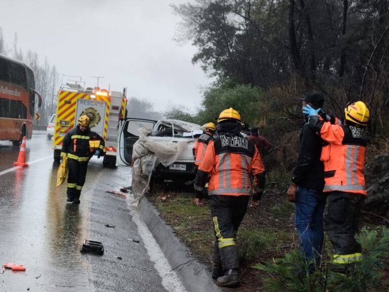 UN LESIONADO EN VOLCAMIENTO DE CAMIONETA