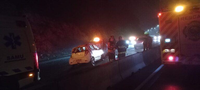 DOS LESIONADOS EN ACCIDENTE EN SECTOR VIADUCTO DEL MALLECO