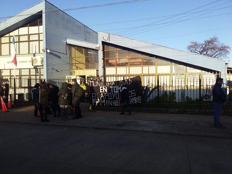 Comunidades de Ercilla se toman el municipio