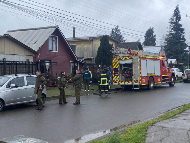 PRINCIPIO DE INCENDIO EN VILLA COLON