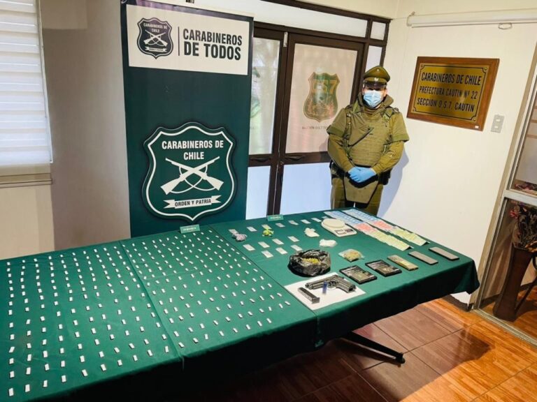 OS-7 desbarató red de microtráfico de drogas en Collipulli