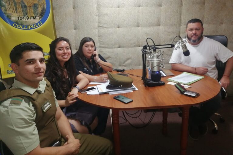 CARABINEROS Y SENDA COLLIPULLI RECOMIENDAN FIN DE AÑO SEGURO