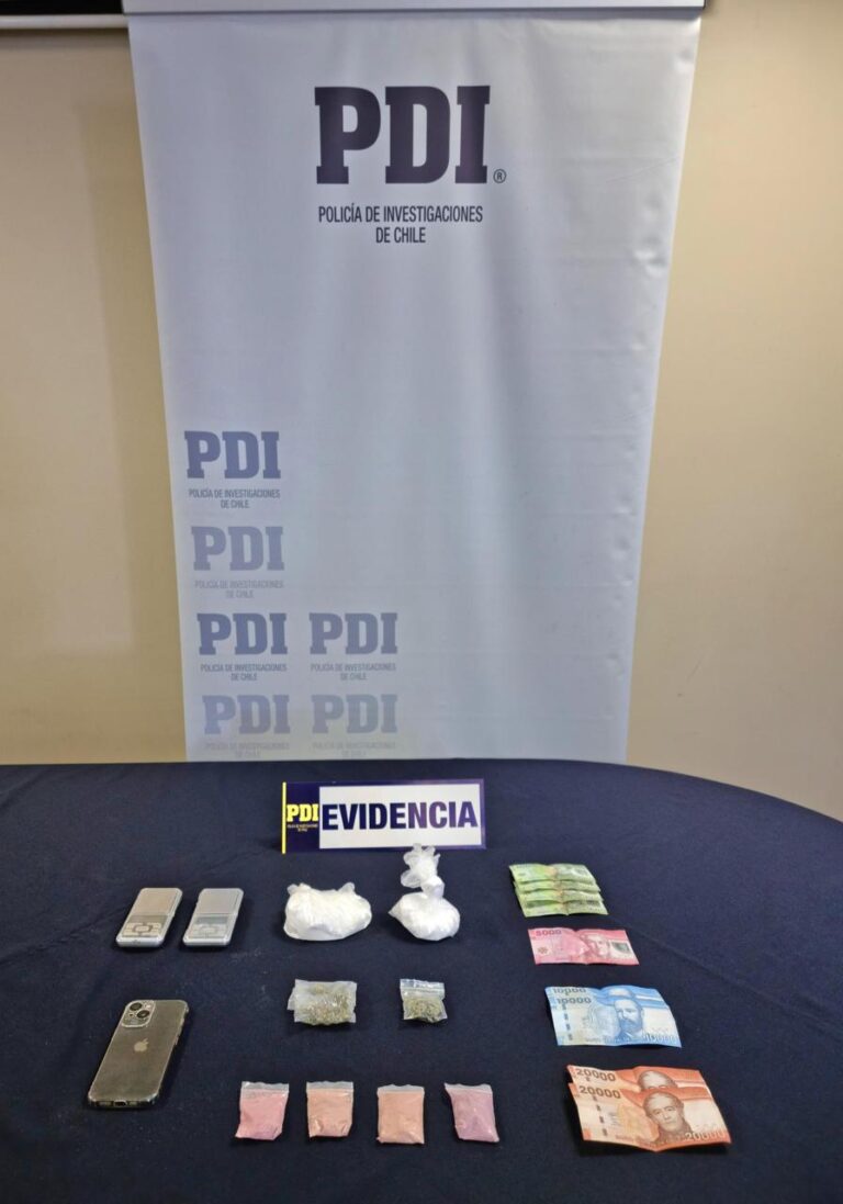 PDI detiene a hombre que transportaba droga en bus interprovincial