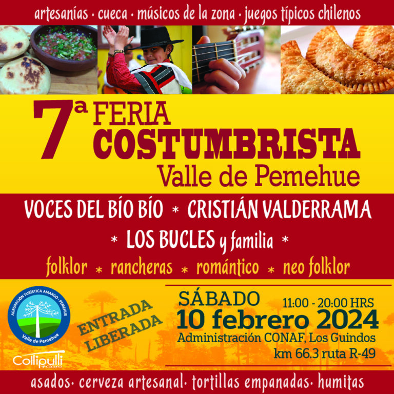 DISFRUTA DE LA TRADICIÓN EN LA SÉPTIMA FERIA COSTUMBRISTA VALLE DE PEMEHUE