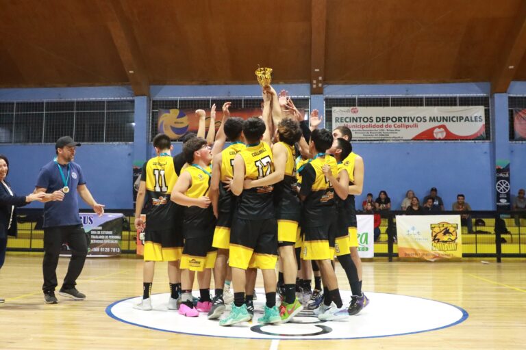 GRANDES RESULTADOS EN  CAMPEONATO DE BÁSQUETBOL EN COLLIPULLI