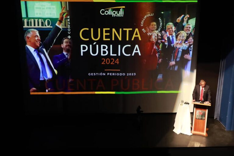 ALCALDE DA CUENTA PUBLICA DE SU GESTION 2023