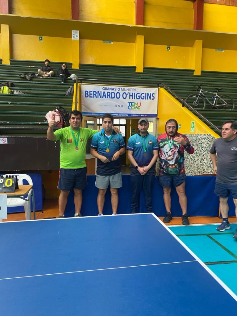 Francisco Reyes Brilla en el Torneo Abierto de Tenis de Mesa en Temuco