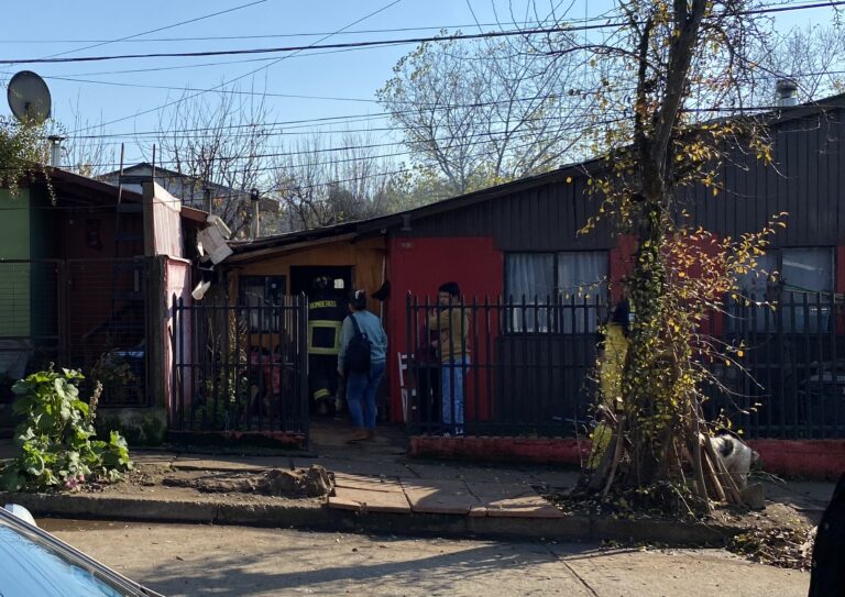 Principio de incendio en Collipulli moviliza a   Bomberos