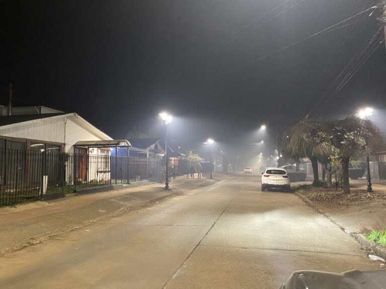 NUEVA ILUMINACION LED DE AHORRO ENERGETICO  EN AV. SAAVEDRA