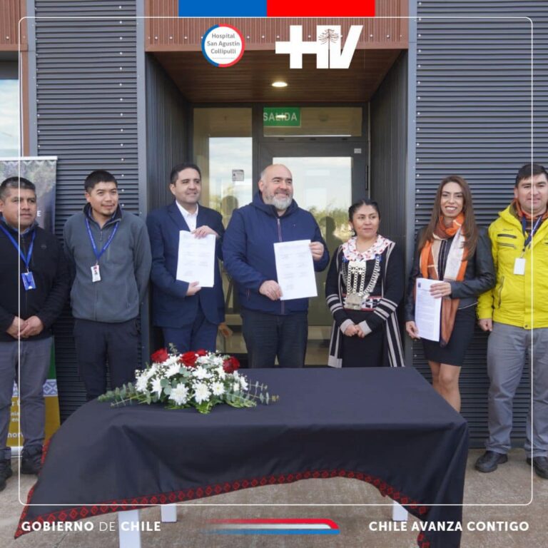 FIRMAN CONVENIO DE APOYO ENTRE LOS HOSPITALES DE VICTORIA Y COLLIPULLI