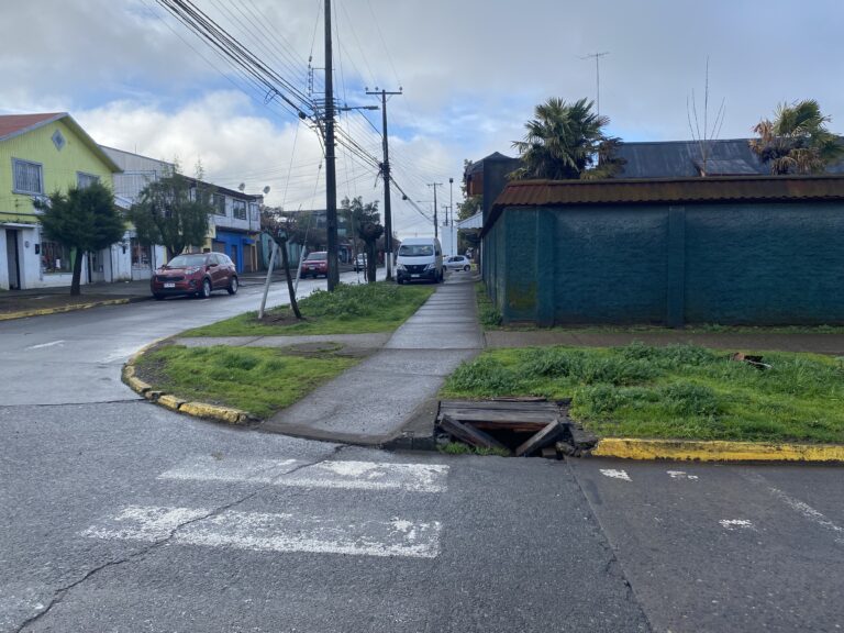 SUMIDEROS DE AGUAS LLUVIA EN MAL ESTADO