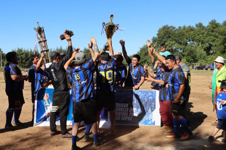 Finaliza campeonato de fútbol de la Liga Campesina en Collipulli