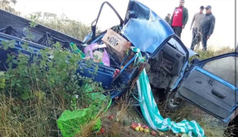 DOS CARABINEROS LESIONADOS EN ACCIDENTE ESTA MAÑANA