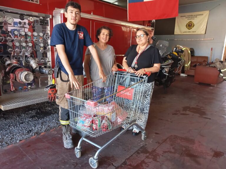 SOLIDARIDAD EN ACCIÓN: COMUNIDAD SE UNE PARA APOYAR A BOMBEROS DE COLLIPULLI
