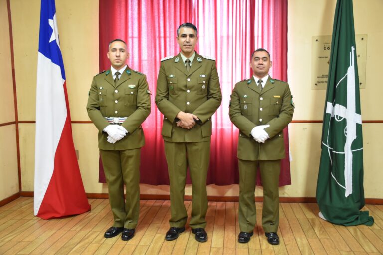 Funcionarios de Carabineros son ascendidos en Collipulli