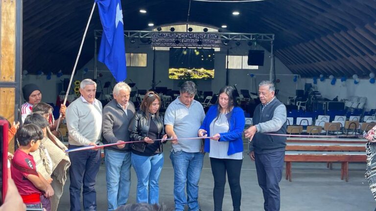 COMUNIDAD CATRÍO ÑANCUL INAUGURA GIMNASIO MULTIPROPÓSITO CON ENERGÍA RENOVABLE Y ENFOQUE CULTURAL