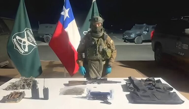 RECUPERAN CAMIONETA ROBADA Y ARMA DE FUEGO EN OPERATIVO