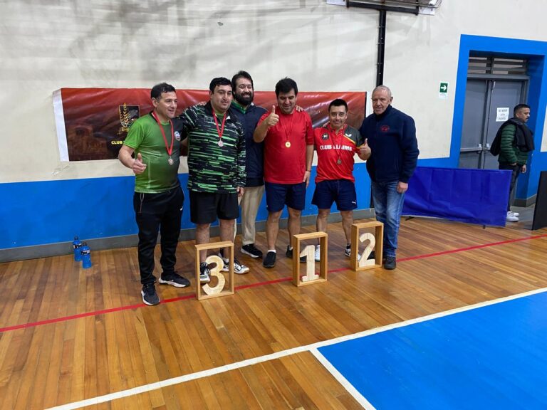 FRANCISCO REYES BRILLA EN EL CAMPEONATO PROVINCIAL DE TENIS DE MESA EN TRAIGUÉN