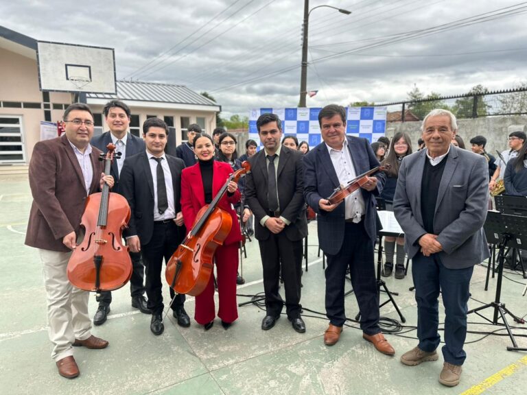 𝐌𝐢𝐧𝐢𝐬𝐭𝐫𝐚 𝐝𝐞 𝐂𝐮𝐥𝐭𝐮𝐫𝐚 𝐞𝐧𝐭𝐫𝐞𝐠𝐚 instrumentos para Orquesta Sinfónica de Ercilla