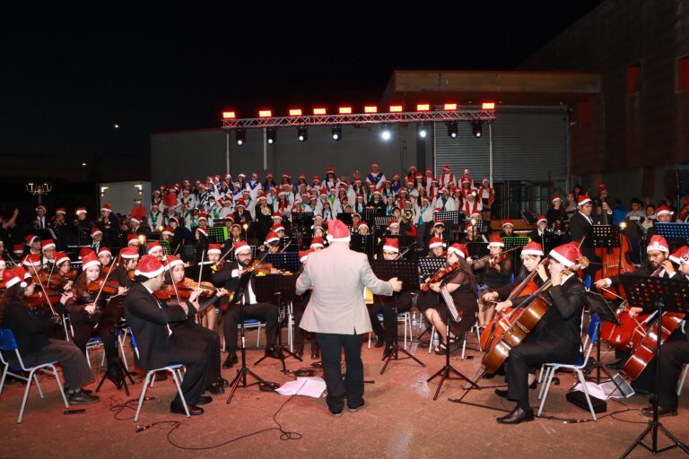Música que une corazones: Orquesta Sinfónica Estudiantil de Collipulli llenó de esperanza la Navidad comunitaria