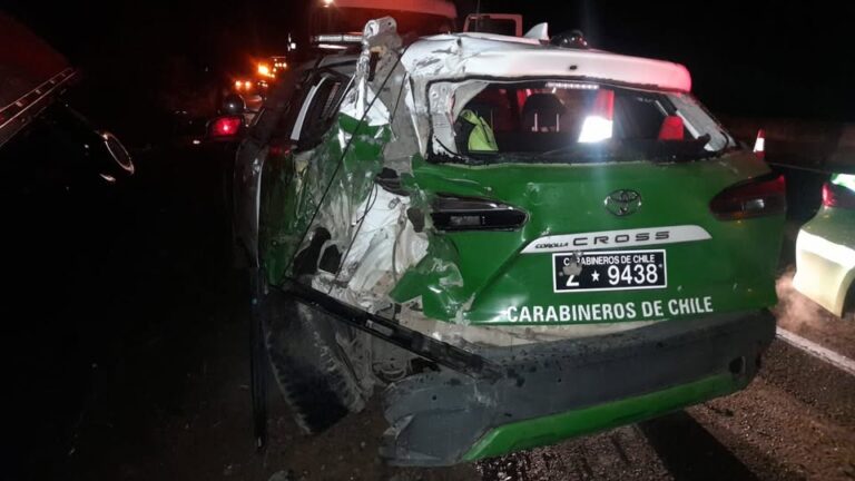 DETIENEN A CONDUCTOR DE CAMIÓN QUE ATROPELLÓ A CARABINEROS EN COLLIPULLI