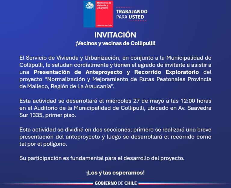INVITACION A LA COMUNIDAD
