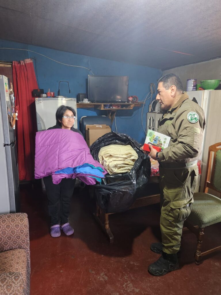 PATRULLA PACI DE COLLIPULLI ENTREGÓ AYUDA SOLIDARIA