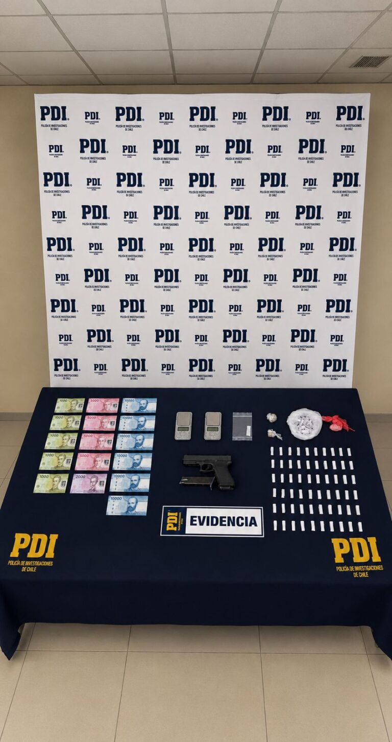 Pastor evangélico y su pareja detenidos por microtráfico de drogas en Collipulli