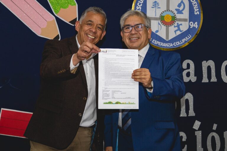 Luis Riquelme continuará liderando la Escuela Nicolás Pérez Cárdenas de Villa Esperanza