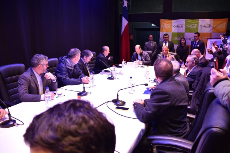 MINISTRO DE SEGURIDAD PÚBLICA REALIZA VISITA DE TRABAJO A  COLLIPULLI
