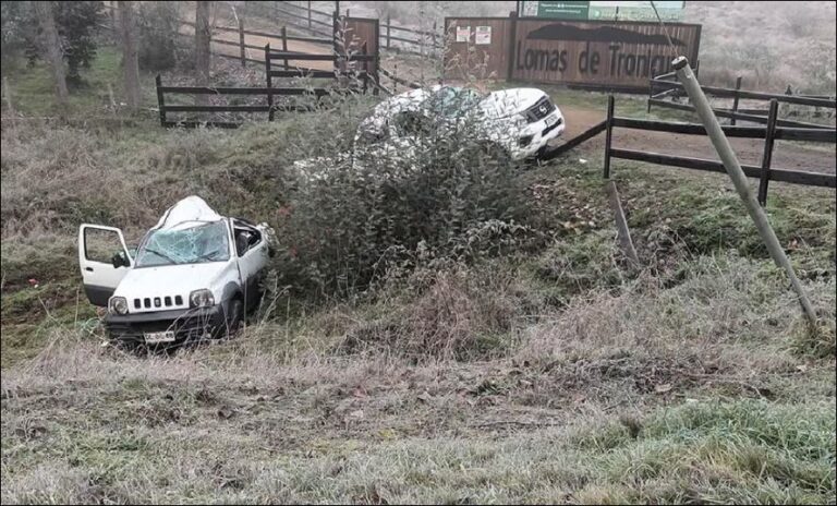 Trágica secuencia de accidentes en la Ruta R-86 deja un fallecido y dos lesionados