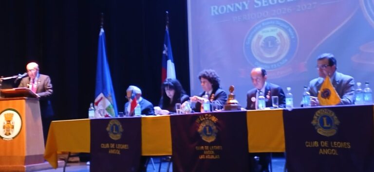 Angol fue escenario del cambio de mando del Distrito T-3 de Lions International